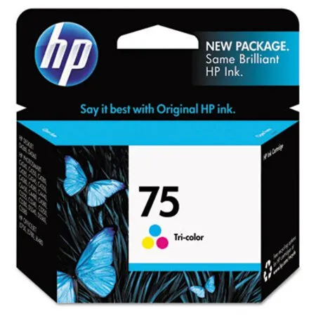 HP - HEW-CB337WN - Hp 75, (cb337wn) Tri-color Original Ink Cartridge