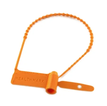 Healthmark Industries - Cynch-Loks - 6020 OR - Tamper Evident Seal Cynch-loks Orange Plastic 1 Inch Diameter