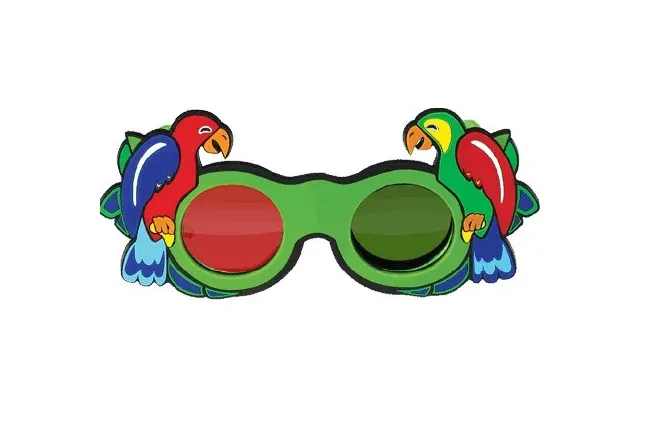 Good-Lite - 461400 - Anaglyph Glasses Parrot Children s Vision Tests
