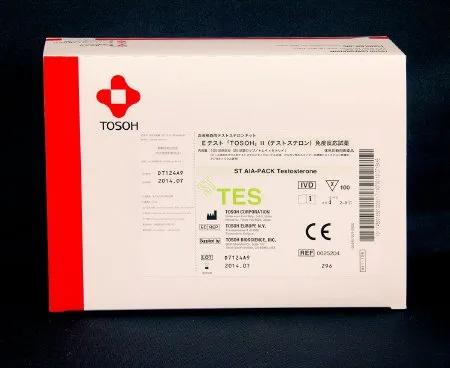 Tosoh Bioscience - ST AIA-Pack - 025204 - Reagent ST AIA-Pack Reproductive Endocrinology Assay Testosterone For AIA Automated Immunoassay Systems 100 Tests 20 Cups X 5 Trays