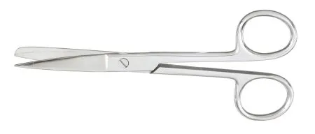 McKesson - 43-2-275 - Operating Scissors 5 1/2 Inch Length Office Grade Stainless Steel Finger Ring Handle Straight Sharp Tip / Sharp Tip