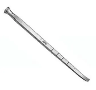 Integra Lifesciences - Miltex - 21-212 - Chisel Miltex Cottle 5 Mm Width Curved Blade Or Grade Stainless Steel Nonsterile 7-1/4 Inch Length
