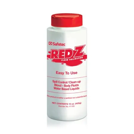 Safetec of America - Red Z - 41103 -  Spill Control Solidifier  Shaker Top Bottle 15 oz.