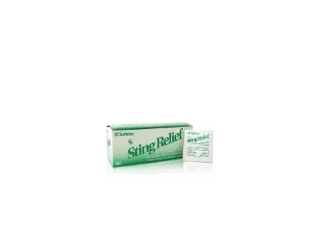 Safetec - 52015 - Sting Relief Wipe 10-bx 100 bx-cs -Not Available for Sale into Canada-