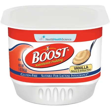 Nestle Healthcare Nutrition - 09450300 - Boost Nutritional Pudding Vanilla Flavor 5 Oz. Plastic Cup