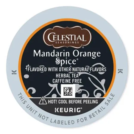 Celestial Seasonings - GMT-14735 - Mandarin Orange Spice Herb Tea K-cups 24/box
