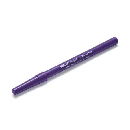 Viscot Industries - Vismark 1436 - 1436SR-100 - Skin Marker Vismark 1436 Gentian Violet Ultra Fine Tip Ruler Sterile