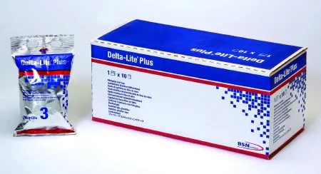 BSN Medical - Delta-Lite Plus - 7345851 - Cast Tape Delta-Lite Plus 3 Inch X 12 Foot Fiberglass / Resin Deep Blue / Light Blue / Pink / Purple / Red