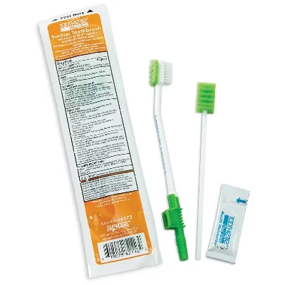 Sage - From: 6572 to  6572 - Sage 6572 Suction Toothbrush Toothette Kit System with Perox-A-Mint