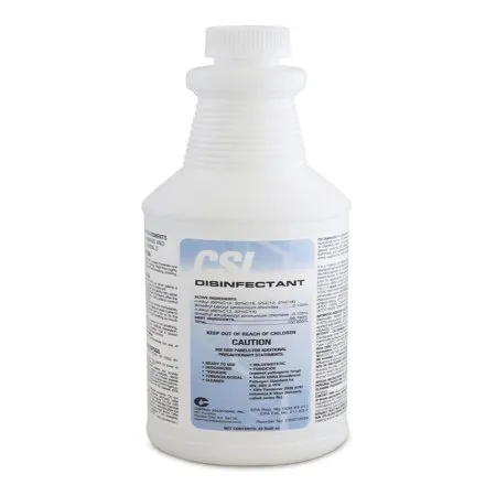 Central Solution - CSI - CSID12034 - s   Surface Disinfectant Cleaner Quaternary Based Manual Pour Liquid 32 oz. Bottle Floral Scent NonSterile
