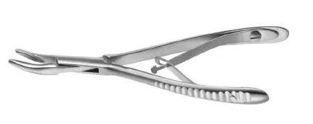 Integra Lifesciences - Padgett - PM-4775 - Rongeur Padgett Friedman Delicate Curved Tips Double Spring Plier Type Handle 3 Mm Bite X 5-1/4 Inch Length