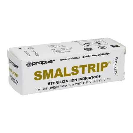 Propper - Smalstrip - From: 26410100 To: 26510200 -   Sterilization Chemical Indicator Strip Steam 4 Inch