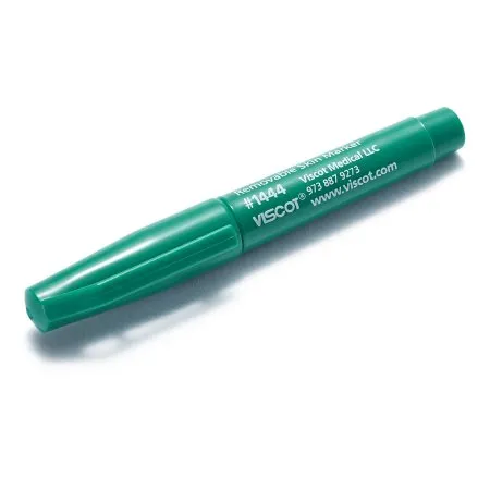 Viscot Industries - 1444-240 - EZ Removable Ink Mini Mini Aesthetic Skin Marker EZ Removable Ink Green Regular Tip Without Ruler NonSterile