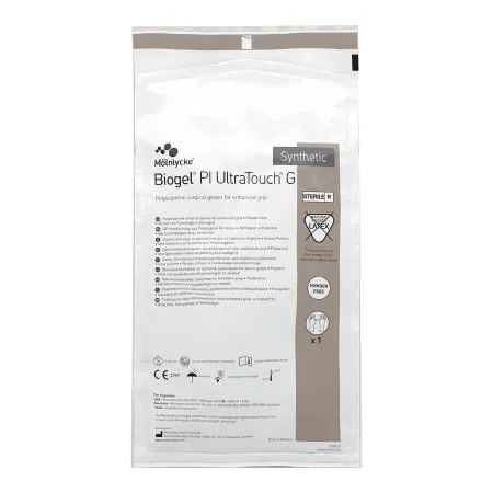 Molnlycke - 42185 - Surgical Glove Biogel® Pi Ultratouch™ G Size 8.5 Sterile Polyisoprene Standard Cuff Length Micro-Textured Straw Chemo Tested