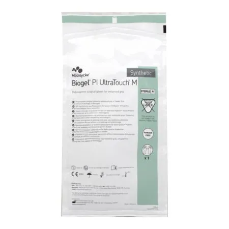 Molnlycke - Biogel PI UltraTouch M - 42660 - Surgical Glove Biogel PI UltraTouch M Size 6 Sterile Polyisoprene Standard Cuff Length Micro-Textured Straw Not Chemo Approved