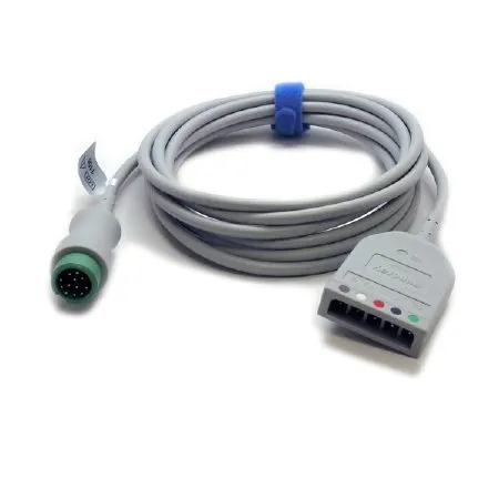 Mindray USA - 0010-30-42719 - ECG Cable Trunk  3/5 Lead  Adult / Pediatric  12 Pin