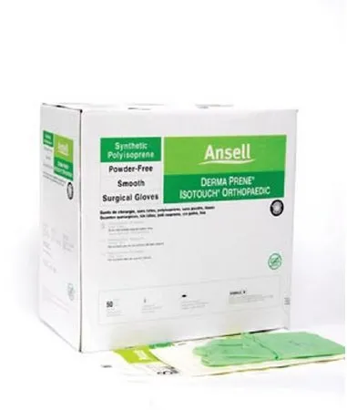 Ansell - GAMMEX Non-Latex PI Ortho - 20686570 - Surgical Glove GAMMEX Non-Latex PI Ortho Size 7 Sterile Polyisoprene Standard Cuff Length Micro-Textured Light Green Chemo Tested