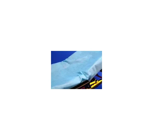 Taylor Healthcare Products - SureFit - 90-BXS3490 - Stretcher Sheet SureFit Fitted Sheet 34 X 90 Inch Light Blue Nonwoven Polypropylene Disposable