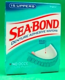Combe - SeaBond - 01150900162 - Denture Adhesive SeaBond Wafer 15 per Box