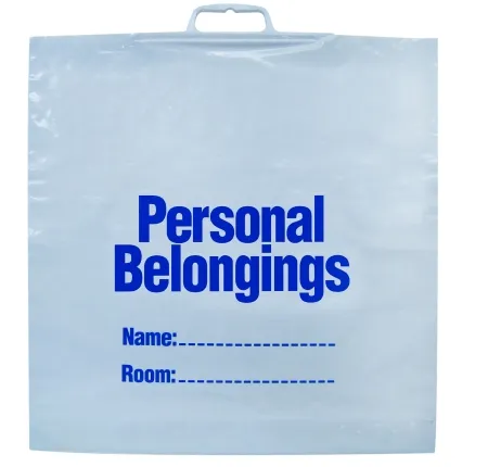 Minigrip - PHB2020W - Patient Belongings Bag 4 X 20 X 20 Inch Polyethylene Snap Closure White