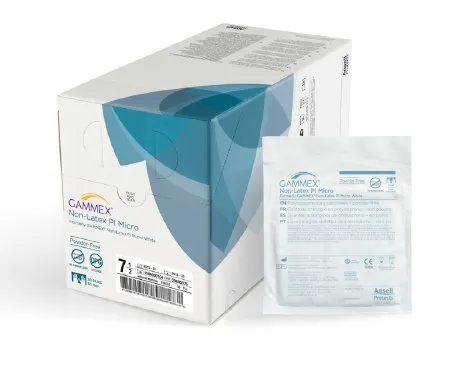 Ansell Healthcare - 20685965 - Ansell GAMMEX Non Latex PI Micro Surgical Glove GAMMEX Non Latex PI Micro Size 6.5 Sterile Polyisoprene Standard Cuff Length Micro Textured White Chemo Tested