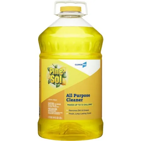 Clorox - CloroxPro Pine-Sol - 35419 - CloroxPro Pine-Sol Surface Cleaner Oil Based Manual Pour Liquid Concentrate 144 oz. Jug Lemon Scent NonSterile