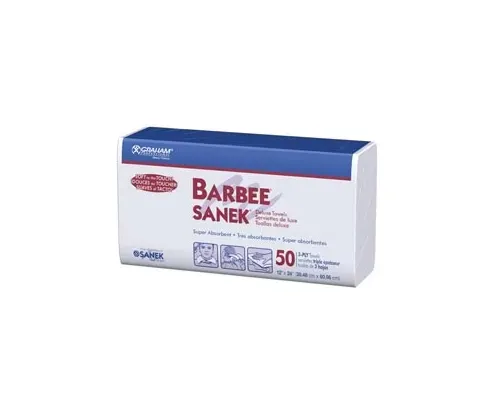 Graham Medical - 781625 - Barbee Sanek Towel Deluxe 3-Ply