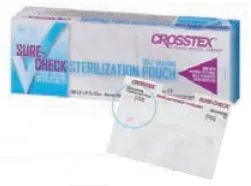 SPS Medical Supply - Sure-Check - SCL12182 - Sterilization Pouch Sure-Check Ethylene Oxide (EO) Gas / Steam 12 X 18 Inch Transparent Self Seal Film