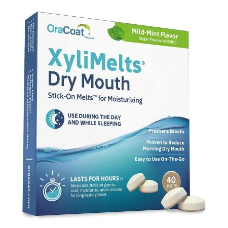 Orahealth USA - XyliMelts - 85593300051 - Mouth Moisturizer Xylimelts 40 Per Pack Melt