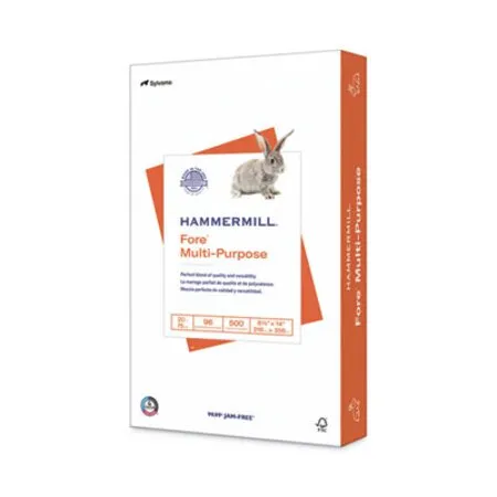 Hammermill - HAM-103291 - Fore Multipurpose Print Paper, 96 Bright, 20 Lb Bond Weight, 8.5 X 14, White, 500/ream