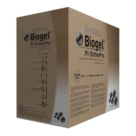 MOLNLYCKE HEALTH CARE - From: 47685 To: 47685 - Molnlycke Biogel PI OrthoPro Surgical Glove Biogel PI OrthoPro Size 8.5 Sterile Polyisoprene Standard Cuff Length Micro Textured Brown Not Chemo Approved