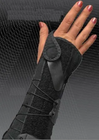 Professional Products - eZY WRAP Sidewinder Standard - 11356-00-01 - Wrist Support Ezy Wrap Sidewinder Standard Felt Right Hand Black One Size Fits Most