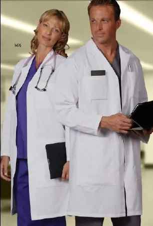 Fashion Seal Uniforms - 1475 S - Lab Coat White Small Knee Length 65% Polyester / 35% Cotton Reusable