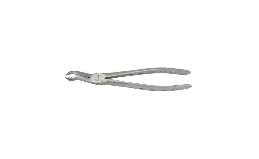 Integra Lifesciences - Xcision Upper 3rd Molars - DEFXC67R - Extracting Forceps Xcision Upper 3rd Molars Surgical Grade Stainless Steel Nonsterile Nonlocking Fenestrated Plier Handle