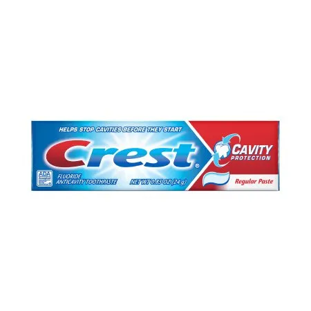 Procter & Gamble - Crest - 00037000305019 -  Toothpaste  Regular Flavor 0.85 oz. Tube