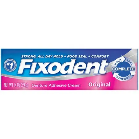 Procter & Gamble - Fixodent Original - From: 00076660300378 To: 00076660300385 -  Denture Adhesive  Cream 1.4 oz.