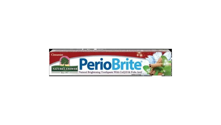 Natures Answer - 831644 - Periobrite Toothpaste Cinnamon