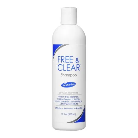 Pharmaceutical Specialties - Free & Clear - 45334020012 - Shampoo Free & Clear 12 Oz. Flip Top Bottle Unscented