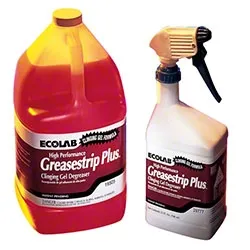 Ecolab - Greasestrip Plus - 6129777 - Greasestrip Plus Surface Cleaner / Degreaser Alcohol Based Pump Spray Liquid 32 oz. Bottle Unscented NonSterile