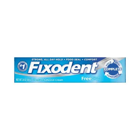 The Palm Tree Group - Fixodent - 7666030002 - Denture Adhesive Fixodent Cream 2.4 oz.