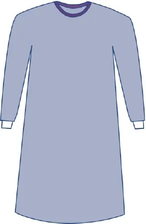 Medline - Sirus - DYNJP2009S - Non-reinforced Surgical Gown With Towel Sirus 4x-large Blue Sterile Aami Level 3 Disposable