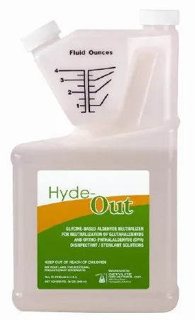 Cetylite - Hyde-Out - 0128 - Opa / Glutaraldehyde Neutralizer Hyde-out Rtu Liquid 32 Oz. Bottle Single Use