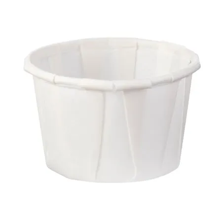 RJ Schinner - Solo - 100-2050 - Co  Souffle Cup  1 oz. White Paper Disposable