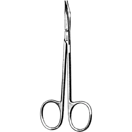 Sklar - 64-1250 - Tenotomy Scissors Sklar Kleinert-kutz 5 Inch Length Or Grade Stainless Steel Nonsterile Finger Ring Handle Curved Sharp Tip / Sharp Tip
