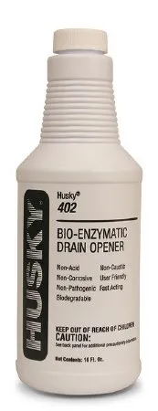 Canberra - Husky 402 - HSK-402-61 - Husky 402 Drain Cleaner Enzyme Based Manual Pour Liquid 1 gal. Bottle Citrus Scent NonSterile
