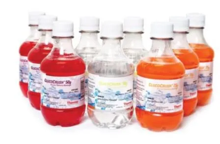 Cardinal - GlucoCrush - B2495-7C - Glucose Tolerance Beverage GlucoCrush Orange 50 Gram Pregnant Women 10 oz. per Bottle