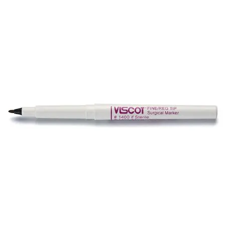 Viscot Industries - Vismark 1400 - 1400-100 - Skin Marker Vismark 1400 Gentian Violet Fine / Regular Tip Ruler Sterile
