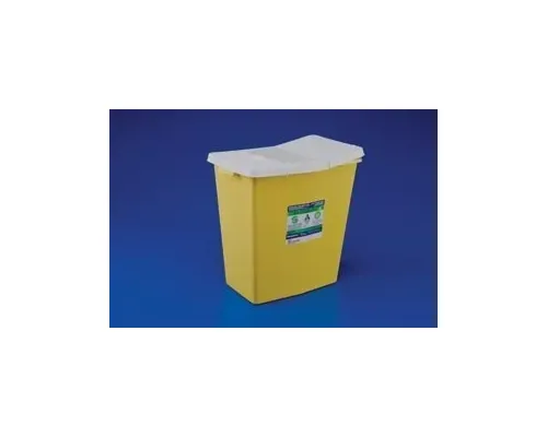 Cardinal Covidien - 8985 - Kendall Medtronic / Covidien ChemoSafety Sharps Container with Hinged Lid 8 Gallon