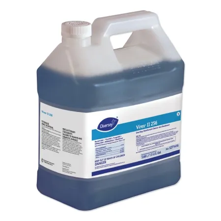 Lagasse - Diversey Virex II 256 - DVS5271416 - Diversey Virex Ii 256 Surface Disinfectant Cleaner Quaternary Based Command Center Dispensing System Liquid Concentrate 1.5 Gal. Jug Mint Scent Nonsterile