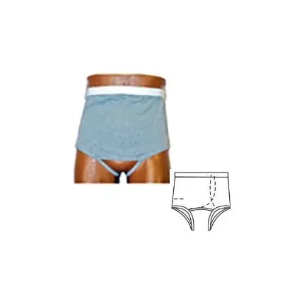 Team Options - 93006XLR - Ostomy Support Barrier Brief 880 with Snaps, White, Right, Size X-Large